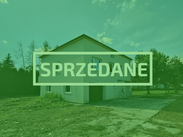 Dom na granicy Zabierzowa i Bolechowic