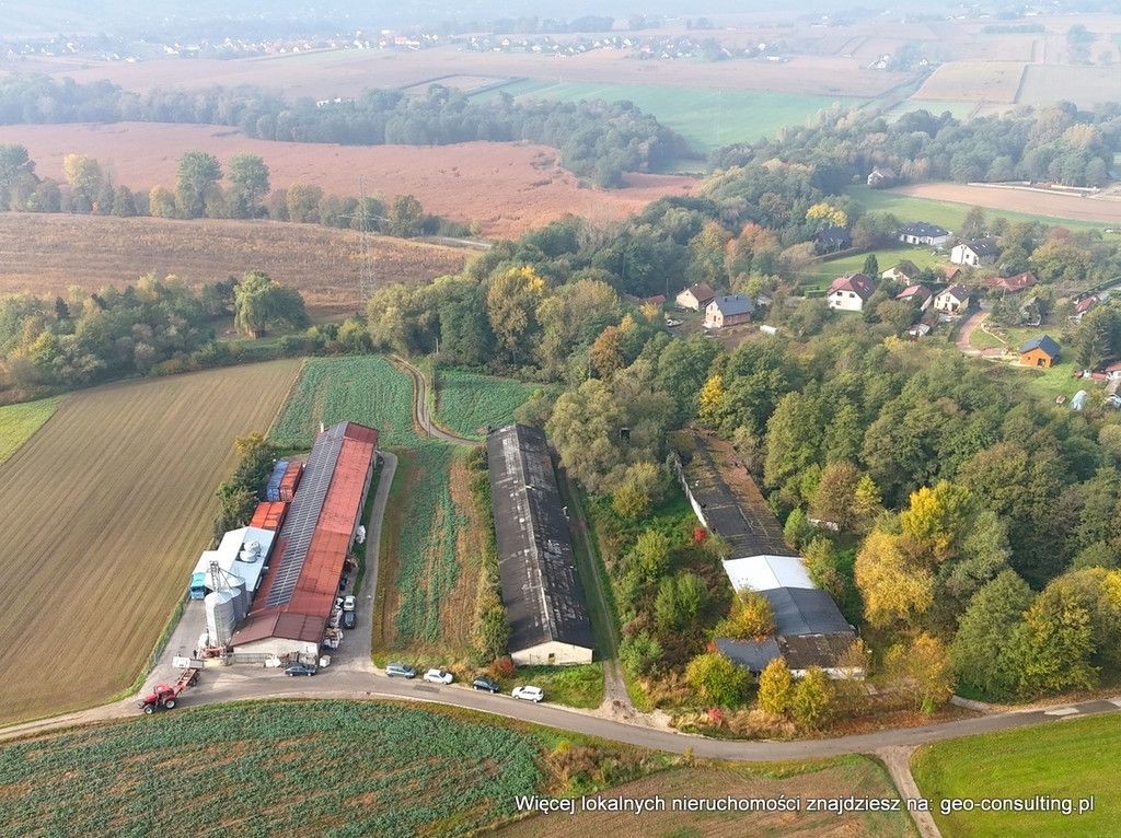 Działka Sprzedaż Radwanowice Działka komercyjna okolice Krakowa 42a UC Radwanowice gm. Zabierzów