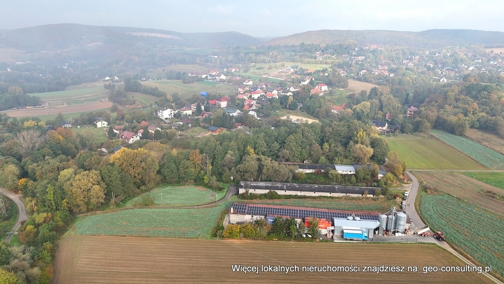 Działka Sprzedaż Radwanowice Działka komercyjna okolice Krakowa 42a UC Radwanowice gm. Zabierzów
