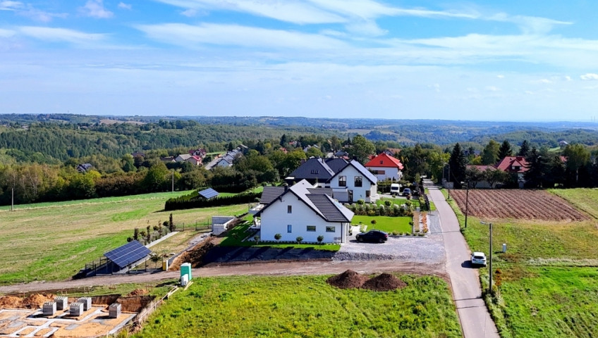 Działka Sprzedaż Wielka Wieś Niewielka działka budowlana w samej Wielkiej Wsi pod Krakowem