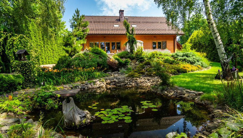 Dom Sprzedaż Bolechowice Dom z bali z ogrodem i garażem Bolechowice pod Krakowem