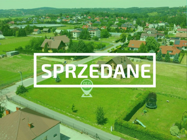 Działka Sprzedaż Zabierzów Płaska działka z mediami w Brzeziu gm. Zabierzów 14a